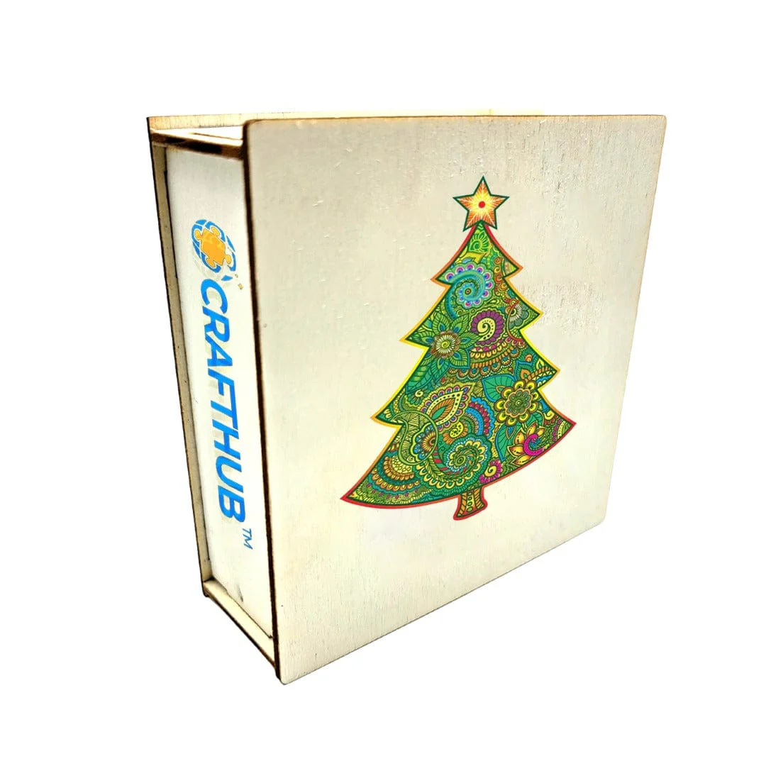 Christmas Tree - Wooden Jigsaw Puzzle - Image 3