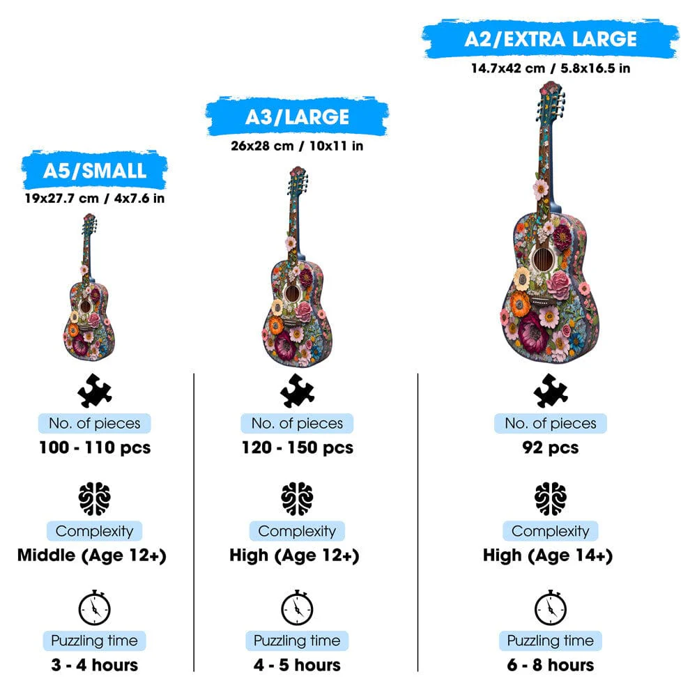 Guitar - Jigsaw Puzzle - Image 4