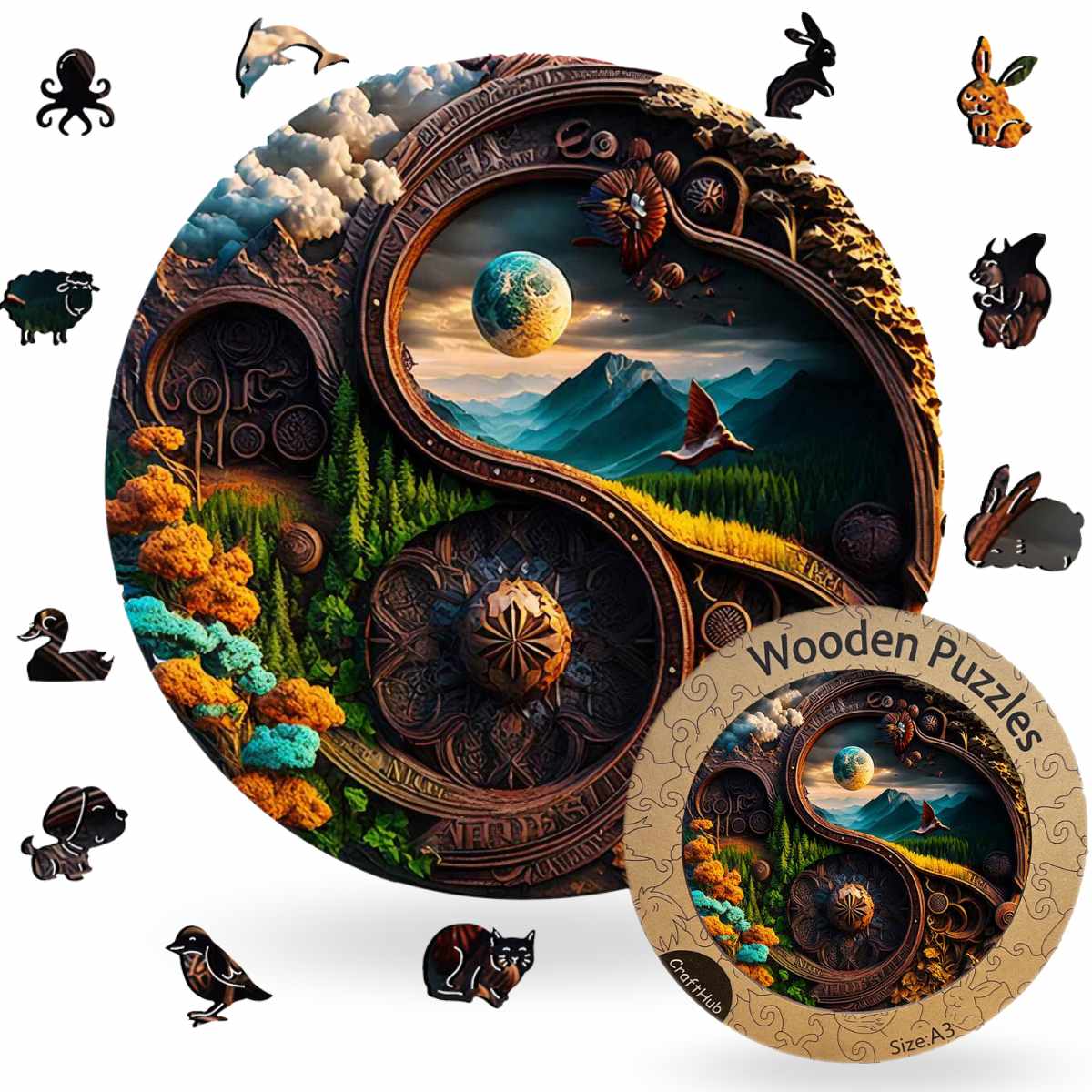 Heaven Yin Yang - Jigsaw Puzzle - Image 4